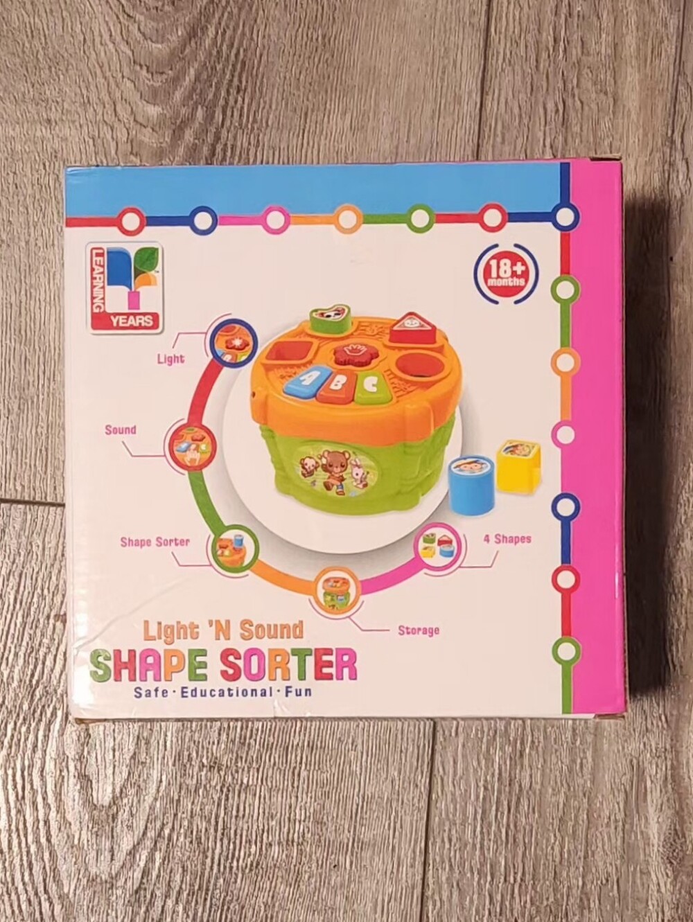 Light 'N Sound Shape Sorter Toy - Multicolor